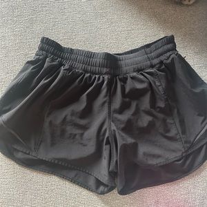 Lululemon black hottie hot shorts